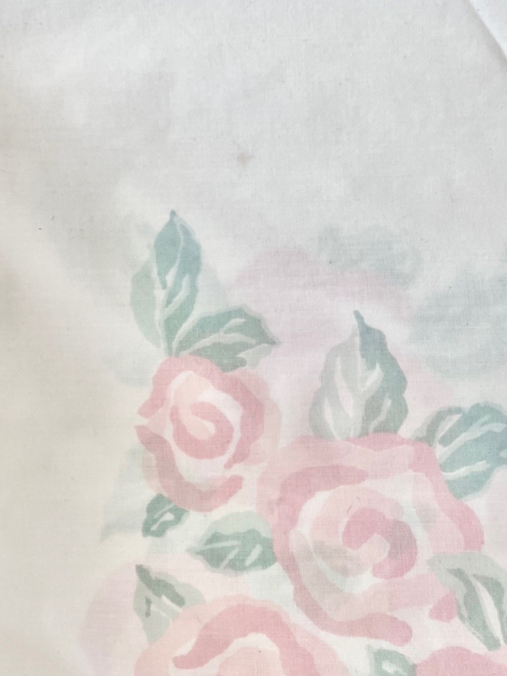 Vintage Lady Pepperell Pillowcases Set of 2 White Percale Scalloped Trim - Picture 5 of 10